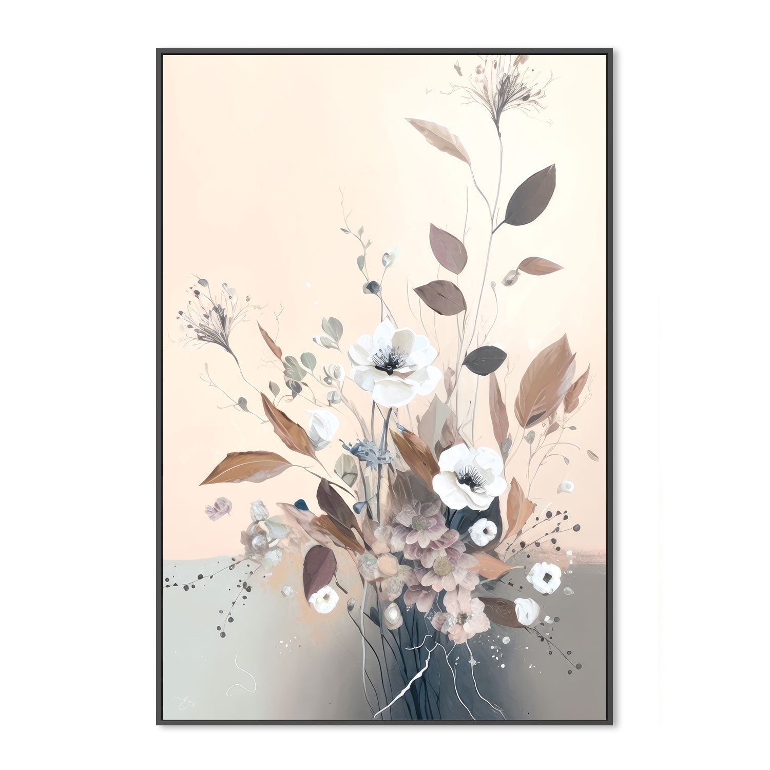 wall-art-print-canvas-poster-framed-Flower Art , By Bella Eve-3