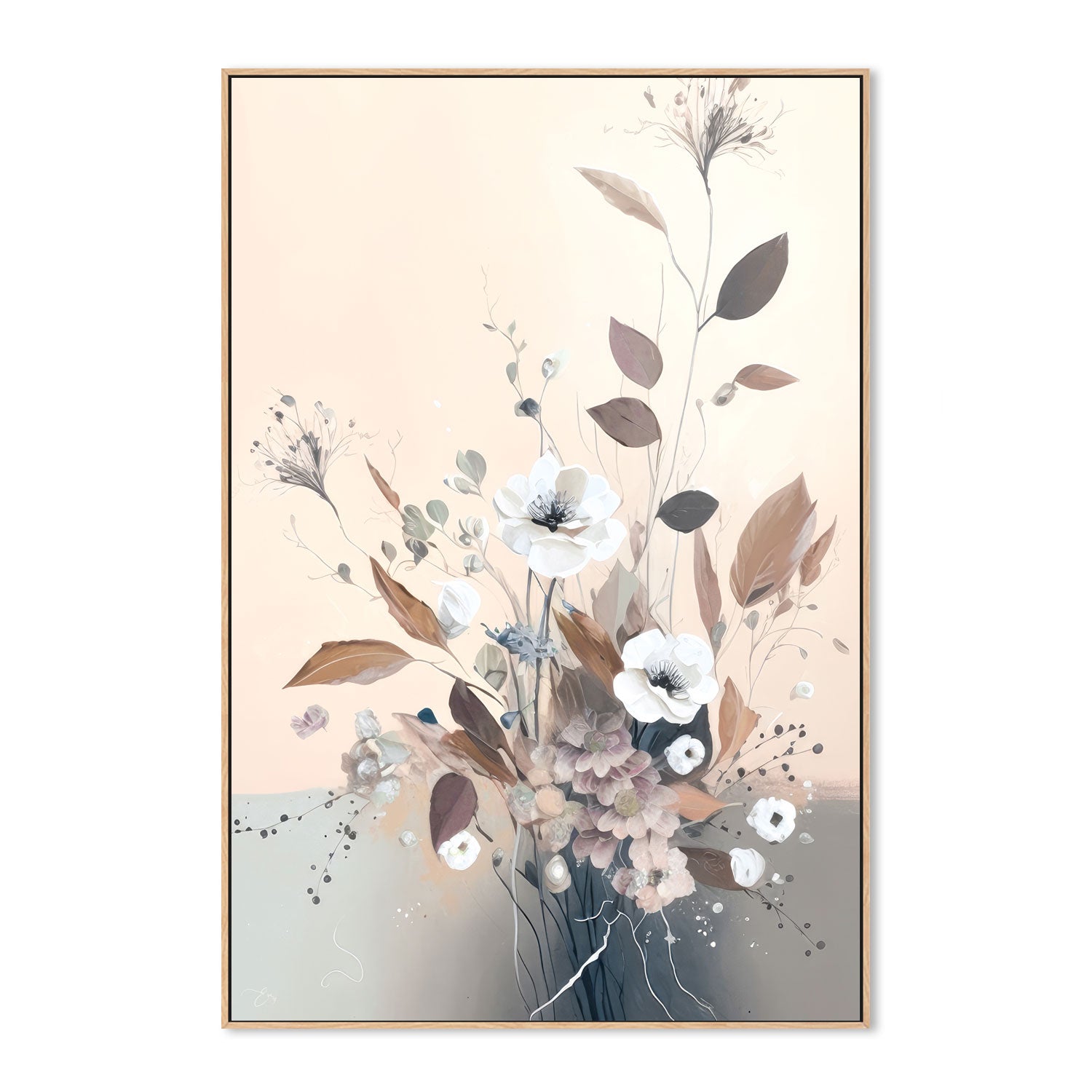 wall-art-print-canvas-poster-framed-Flower Art , By Bella Eve-4