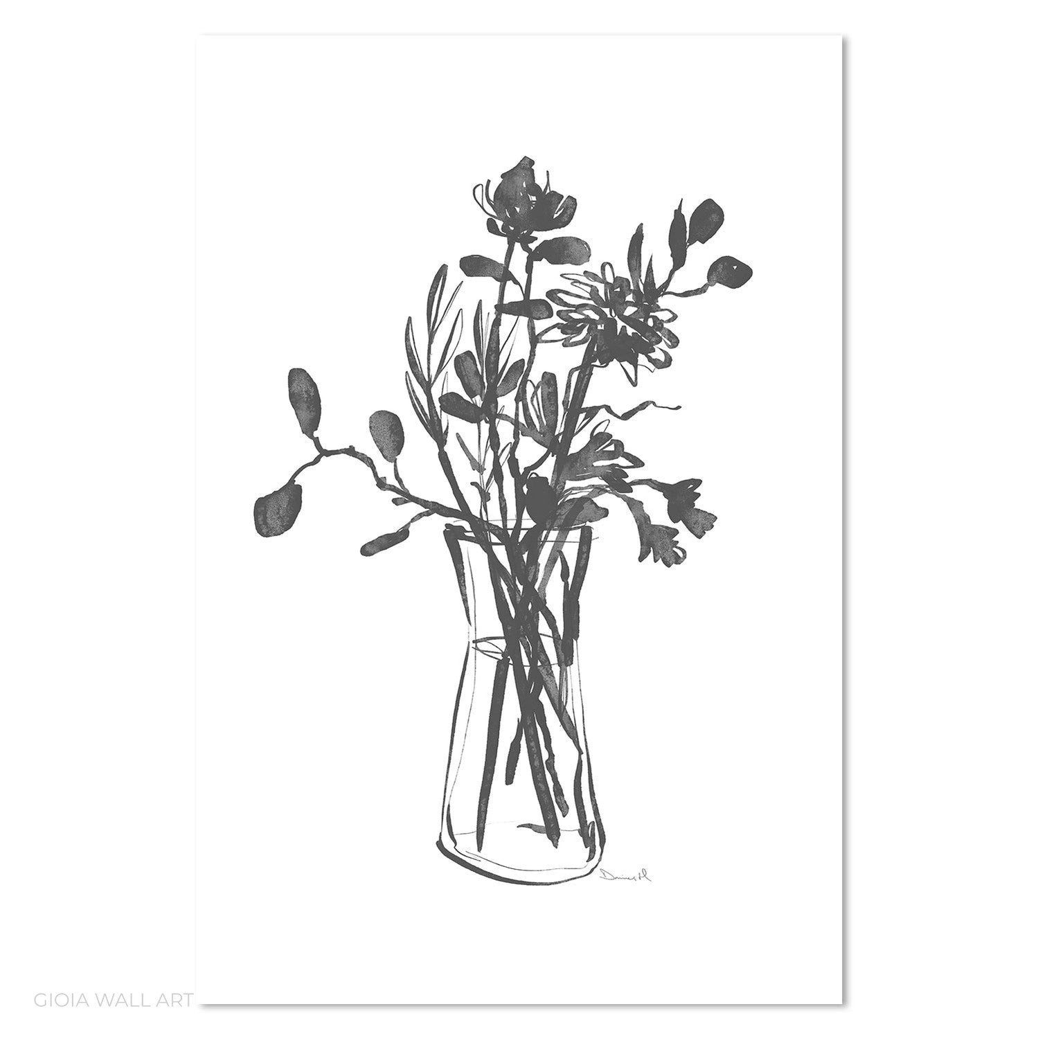 wall-art-print-canvas-poster-framed-Flowers , By Dan Hobday-by-Dan Hobday-Gioia Wall Art