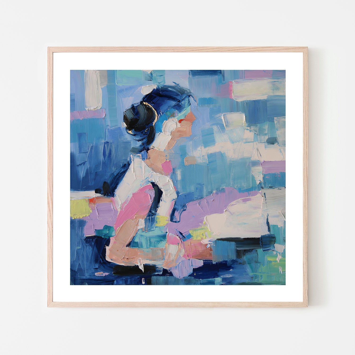 wall-art-print-canvas-poster-framed-French Blue, Style A , By Li Lee-Archer-6