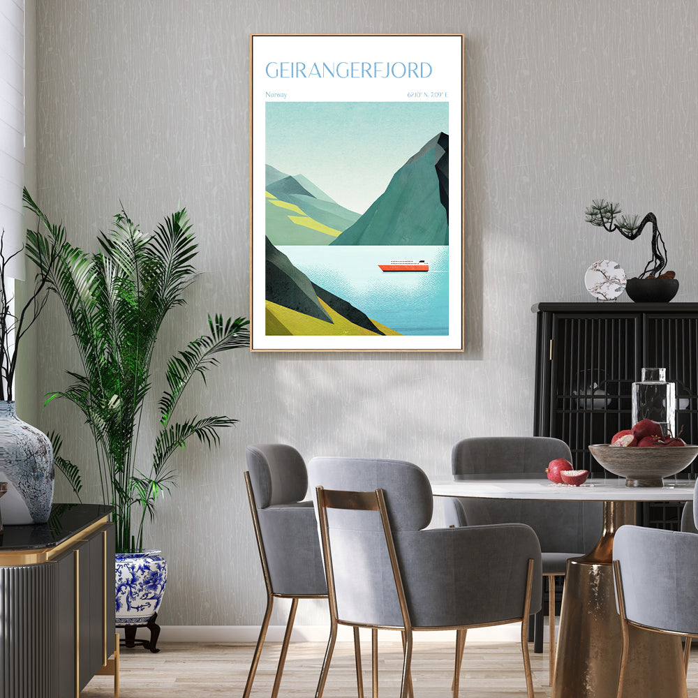 wall-art-print-canvas-poster-framed-Geirangerfjord, Norway , By Long Way Home-GIOIA-WALL-ART