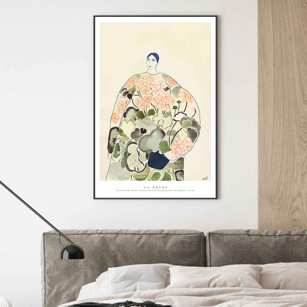 wall-art-print-canvas-poster-framed-Geranium , By La Poire-GIOIA-WALL-ART