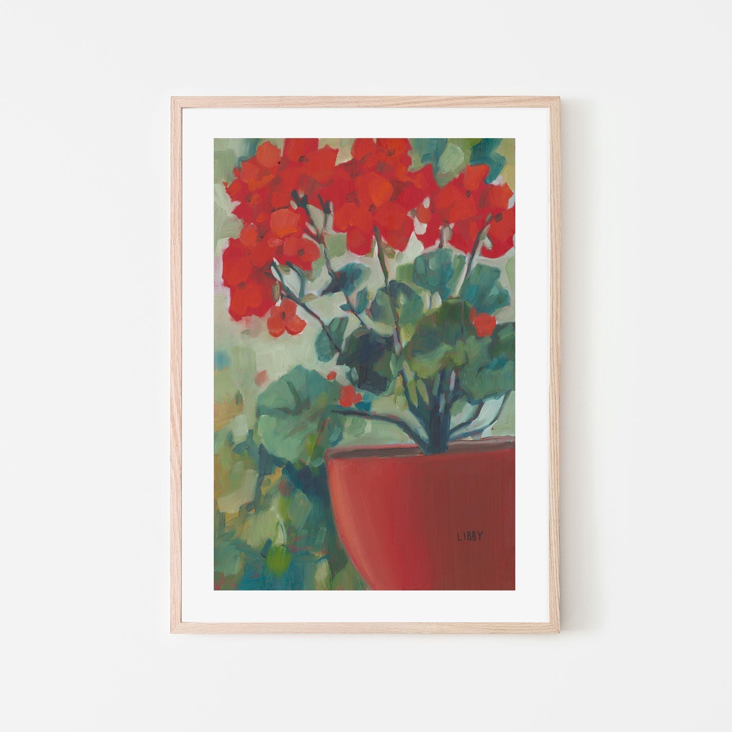 wall-art-print-canvas-poster-framed-Geranium Dream , By Libby Anderson-GIOIA-WALL-ART