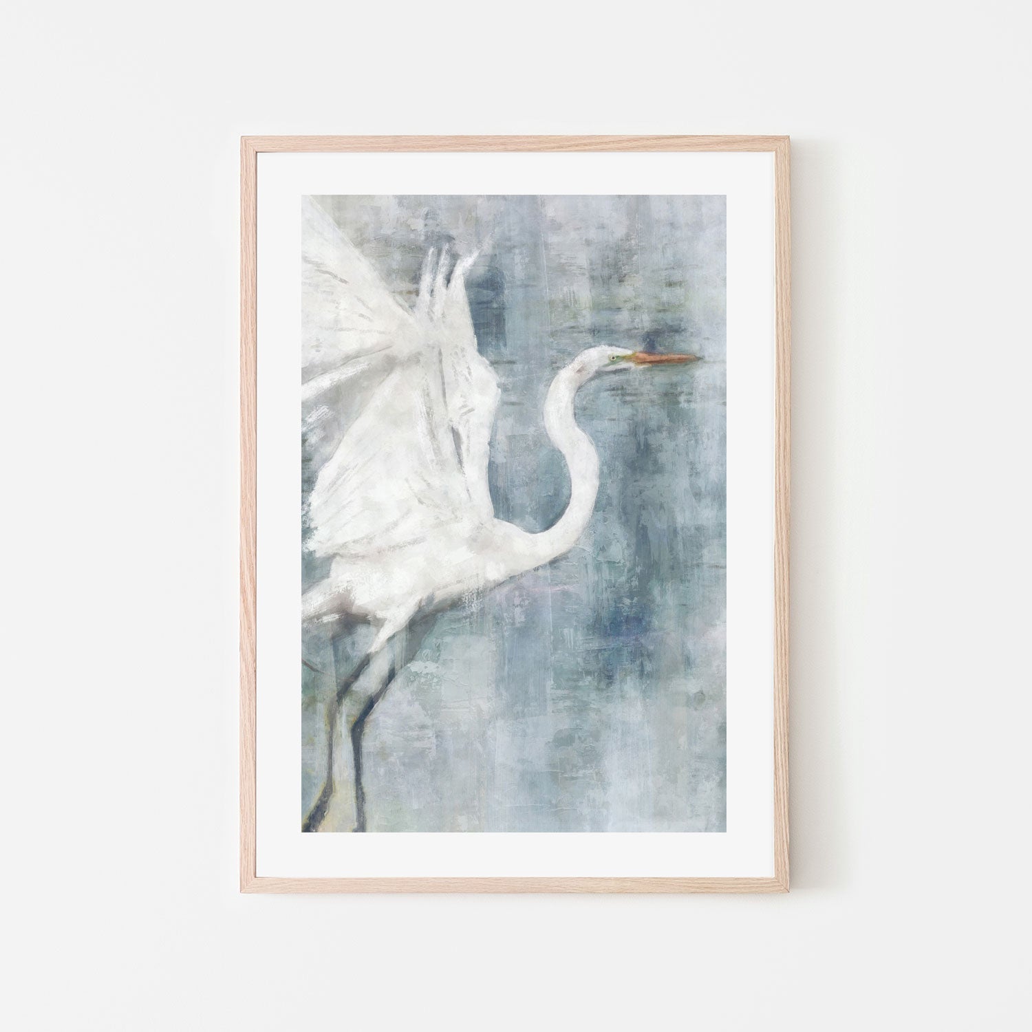 wall-art-print-canvas-poster-framed-Glacier Heron, Style A , By Nina Blue-6