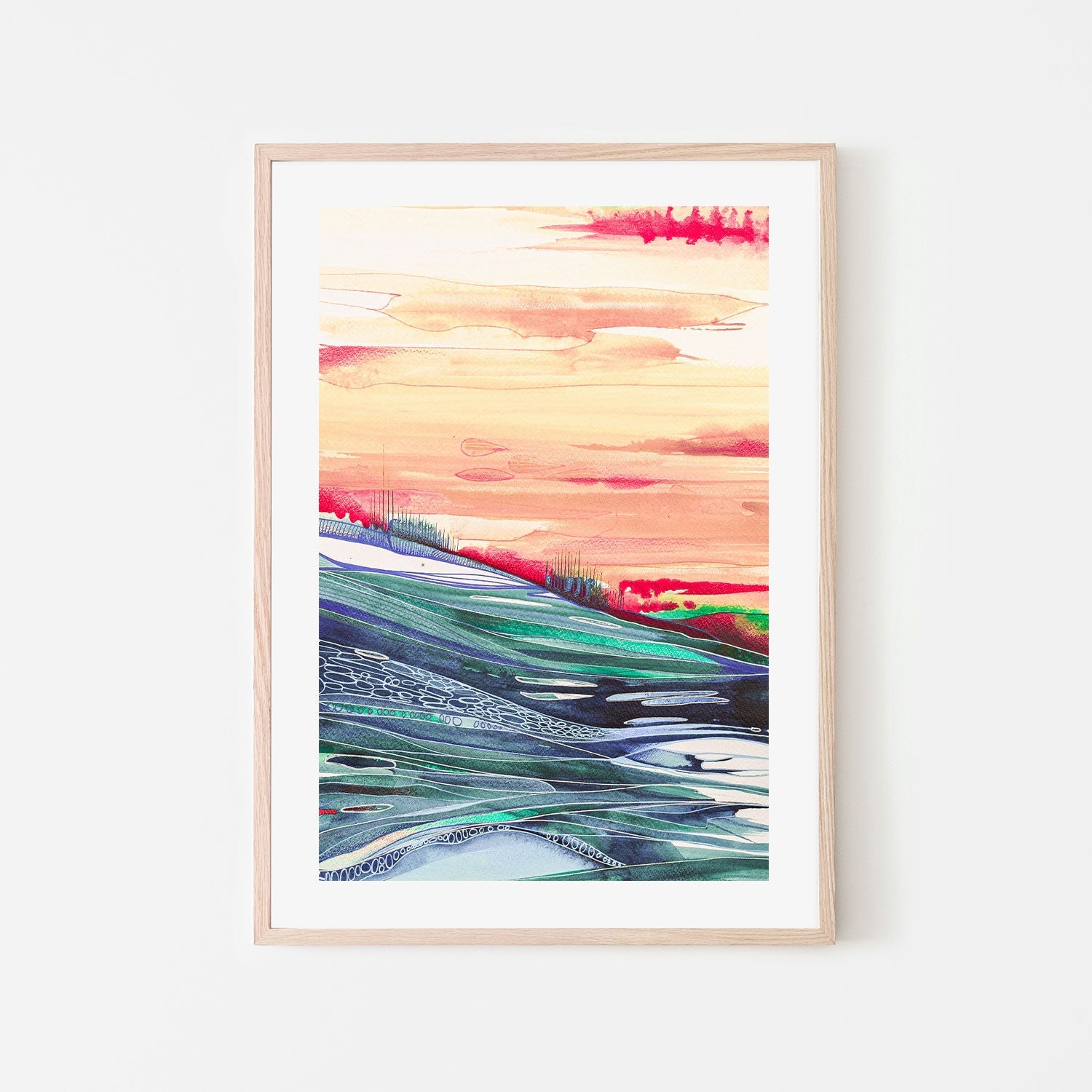 wall-art-print-canvas-poster-framed-Glow , By Sarah Carlton Art-GIOIA-WALL-ART