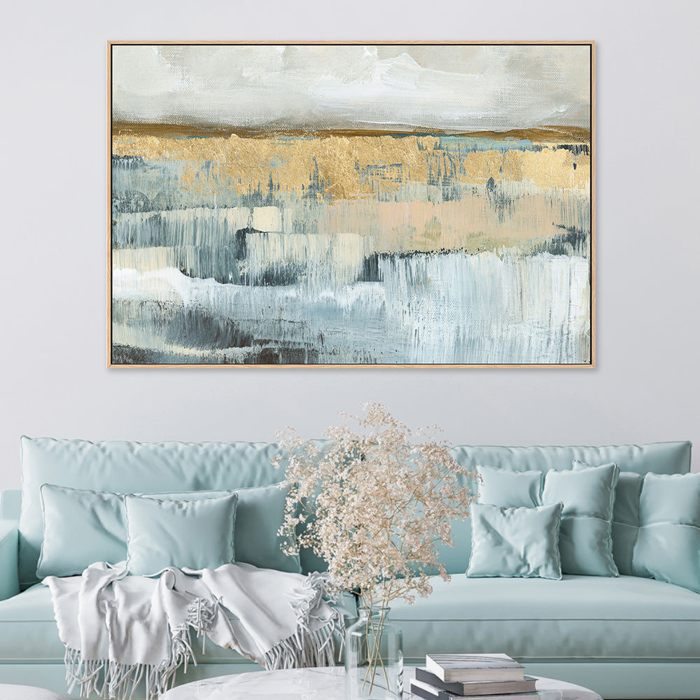 wall-art-print-canvas-poster-framed-Golden Horizon , By Nina Blue-2