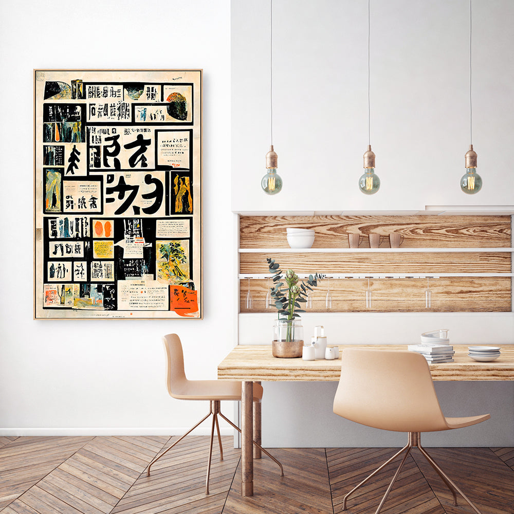 wall-art-print-canvas-poster-framed-Good News Poster , By Treechild-GIOIA-WALL-ART