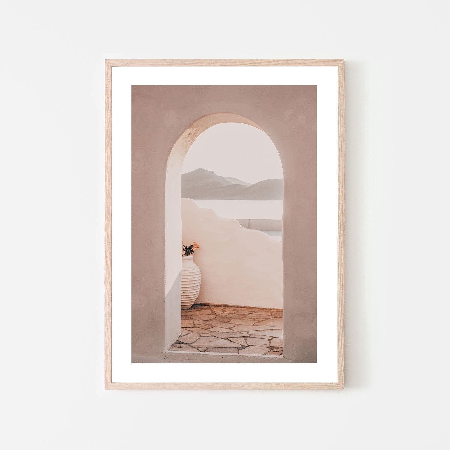 Greek Arch Door-Gioia-Prints-Framed-Canvas-Poster-GIOIA-WALL-ART