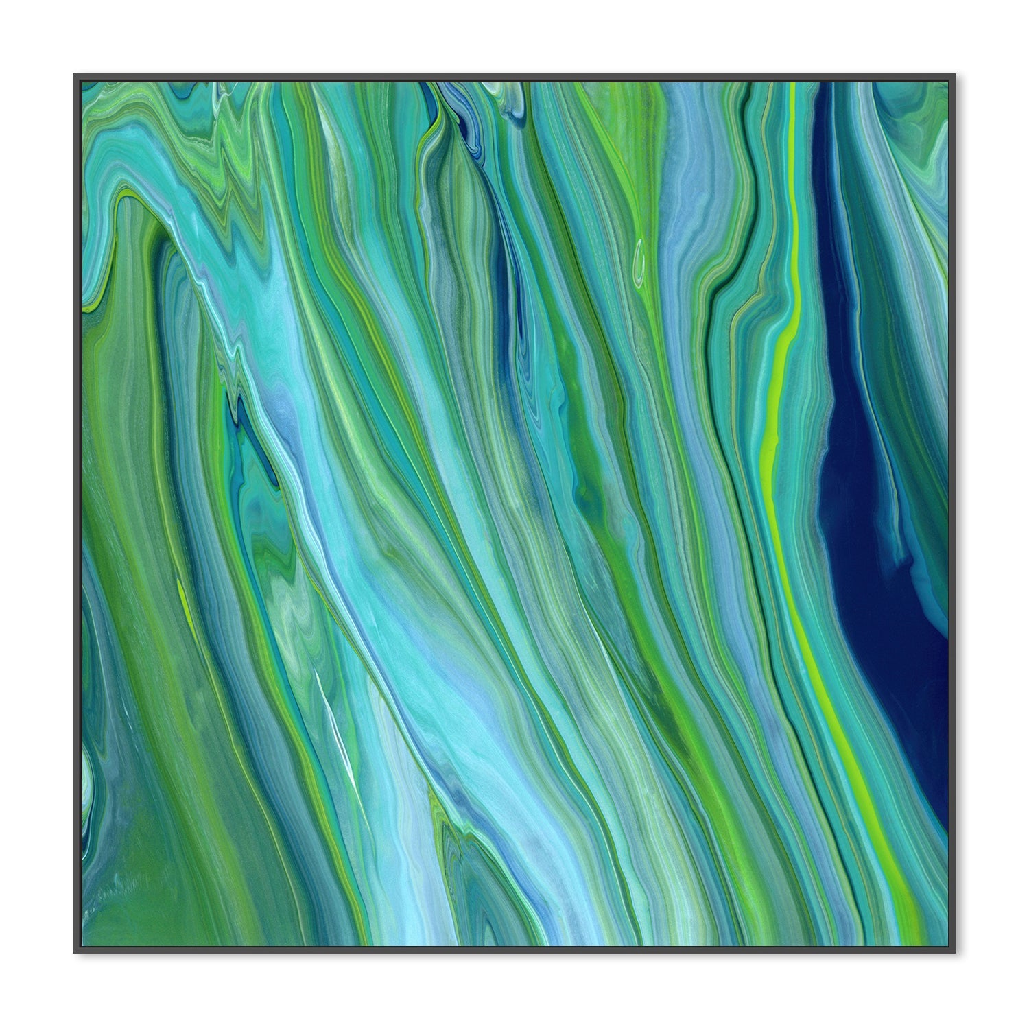 wall-art-print-canvas-poster-framed-Green Blue Marble , Style A , By Cathy Anderson , By Cathy Anderson-3