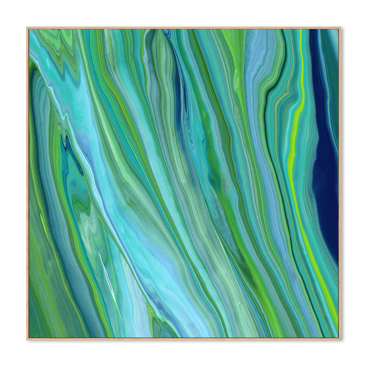 wall-art-print-canvas-poster-framed-Green Blue Marble , Style A , By Cathy Anderson , By Cathy Anderson-4