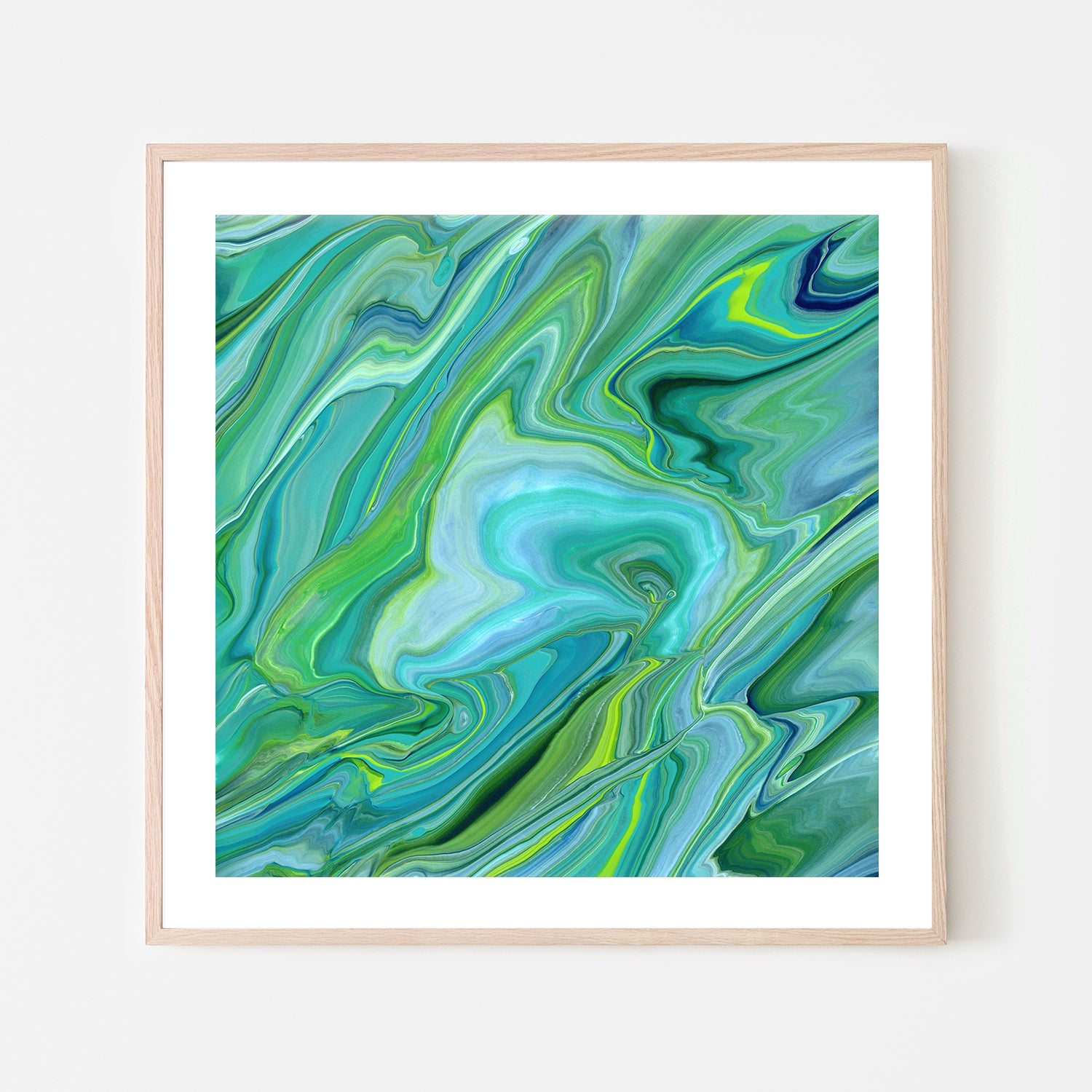 wall-art-print-canvas-poster-framed-Green Blue Marble , Style B , By Cathy Anderson , By Cathy Anderson-6