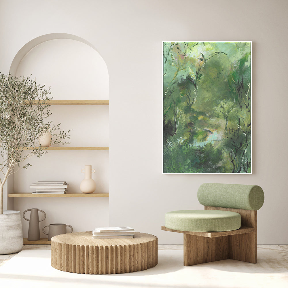 wall-art-print-canvas-poster-framed-Green Pathway , By Josephine Wianto-GIOIA-WALL-ART