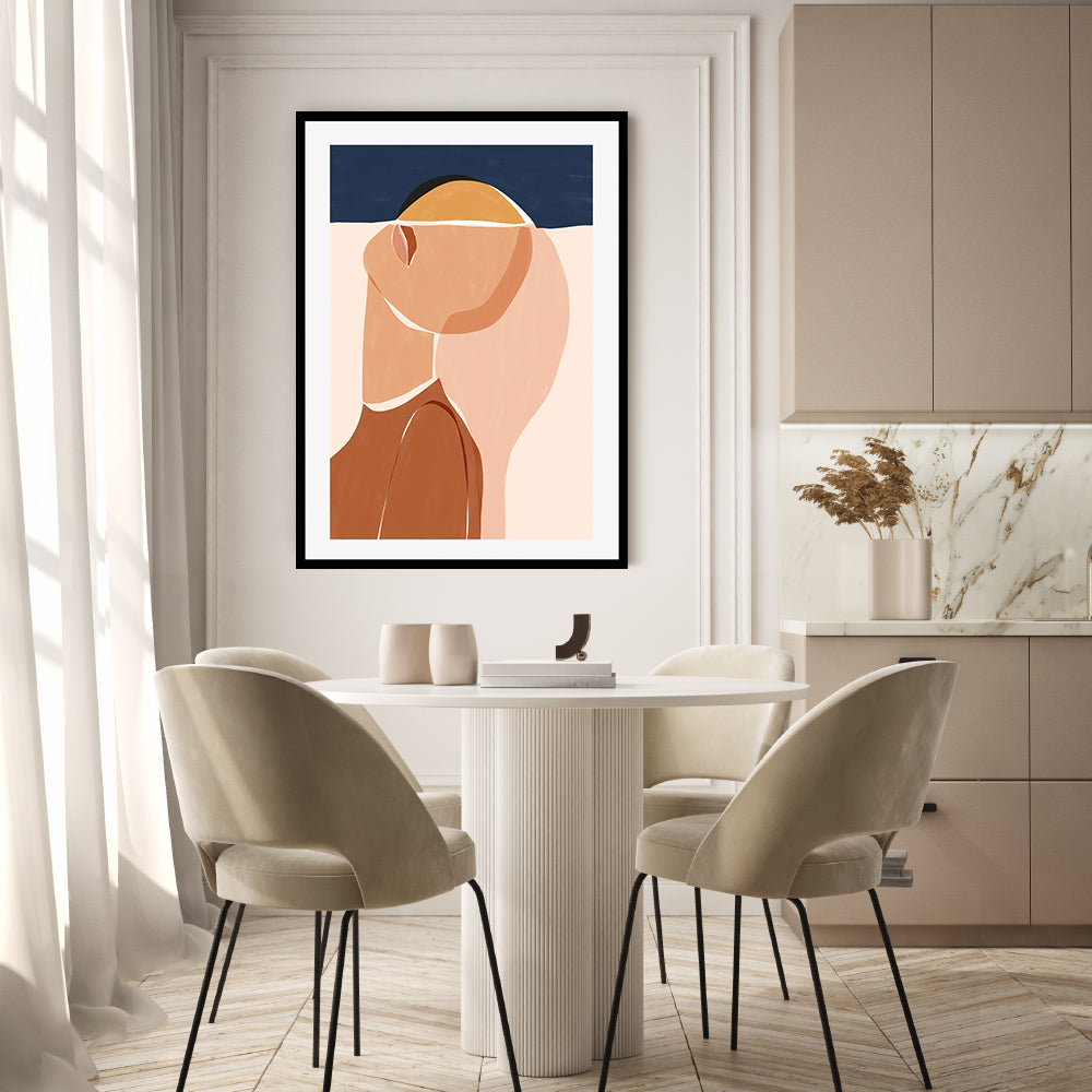 wall-art-print-canvas-poster-framed-Half Face, Half Sun , By Ivy Green Illustrations-GIOIA-WALL-ART