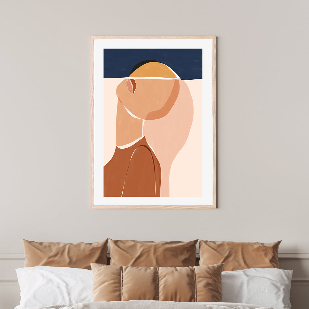 wall-art-print-canvas-poster-framed-Half Face, Half Sun , By Ivy Green Illustrations-GIOIA-WALL-ART