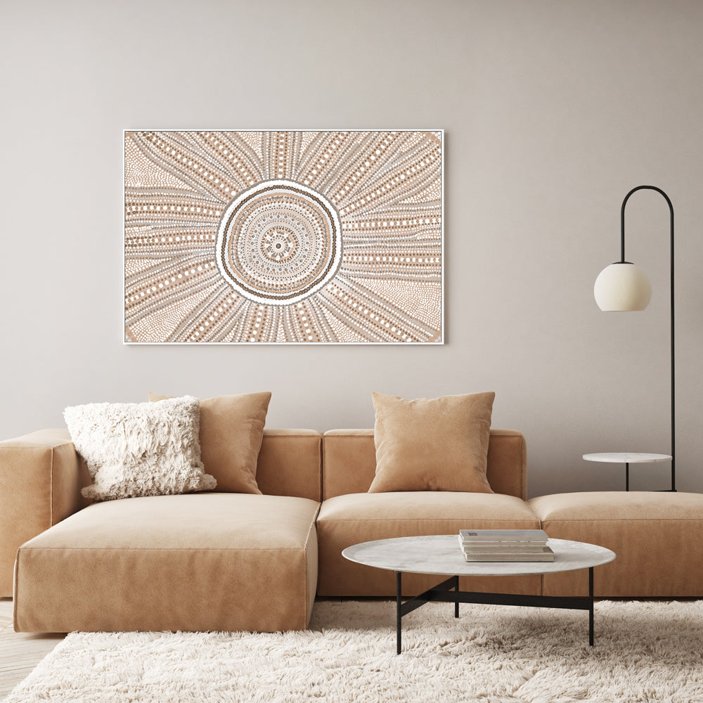 wall-art-print-canvas-poster-framed-Happy, Brown Tones-7