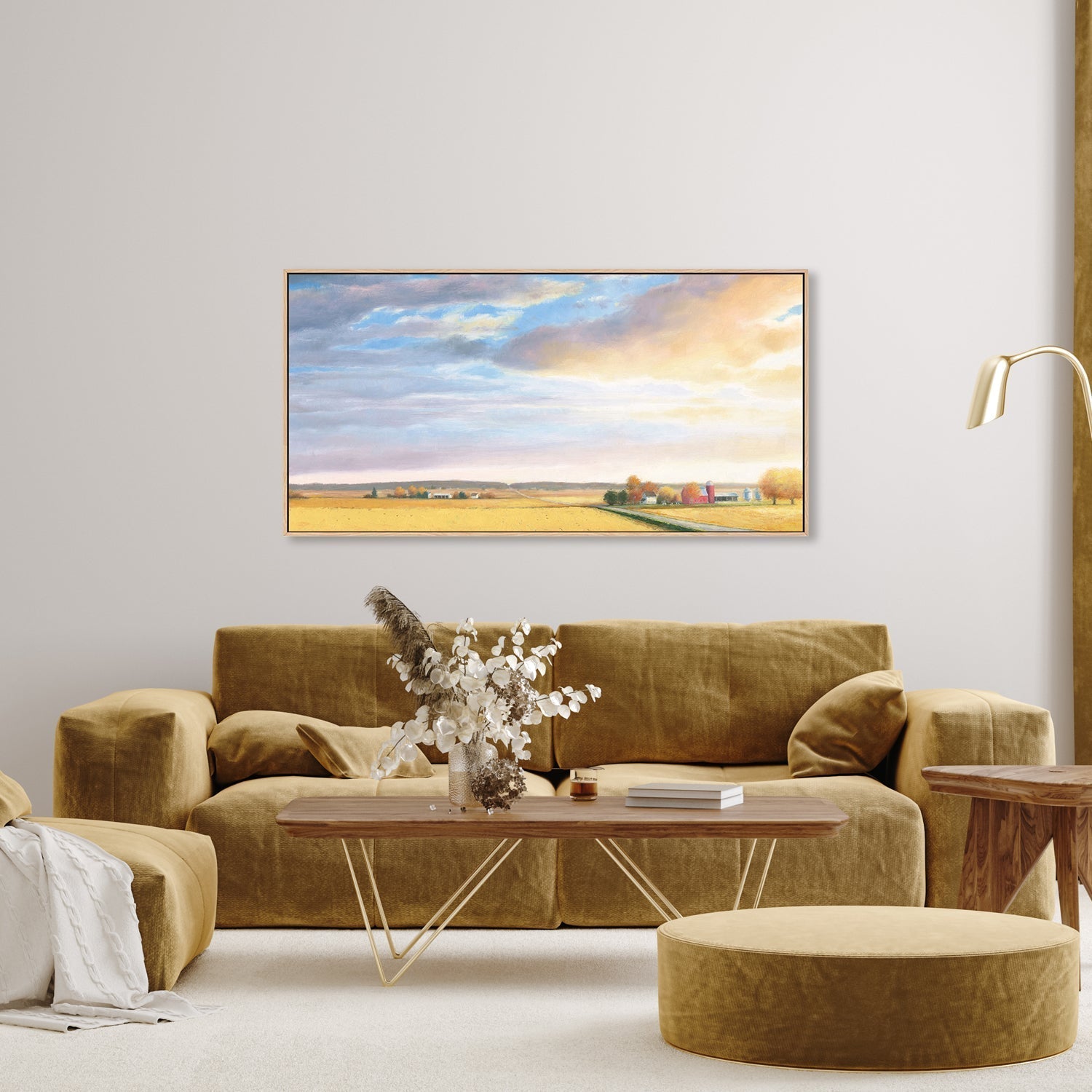 wall-art-print-canvas-poster-framed-Heartland Landscape Sky, Style B-by-James Wiens-Gioia Wall Art