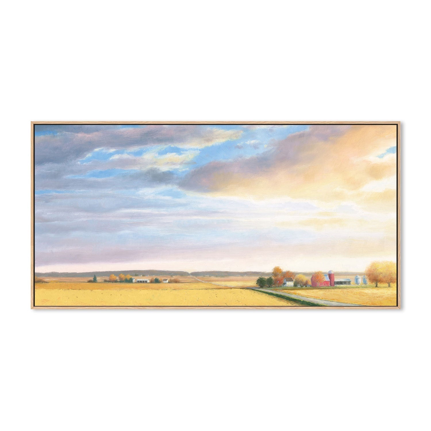 wall-art-print-canvas-poster-framed-Heartland Landscape Sky, Style B-by-James Wiens-Gioia Wall Art