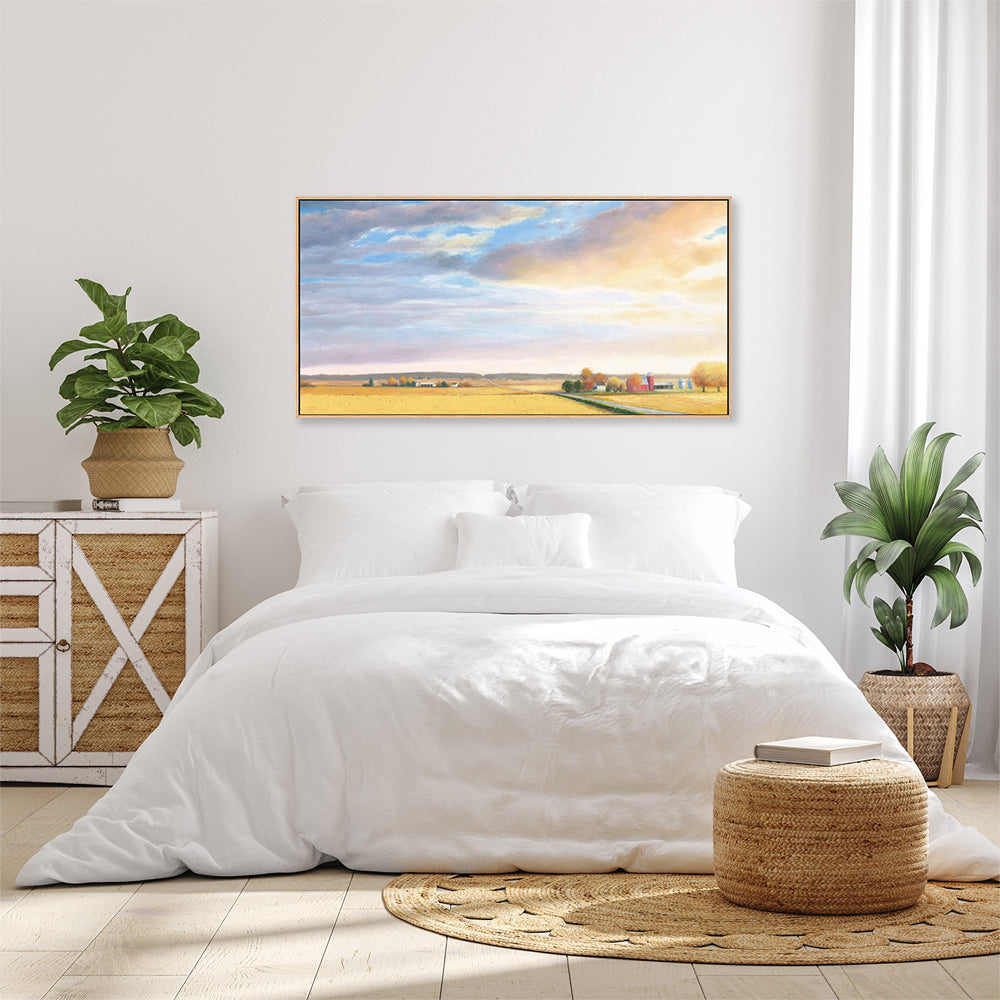 wall-art-print-canvas-poster-framed-Heartland Landscape Sky, Style B-by-James Wiens-Gioia Wall Art