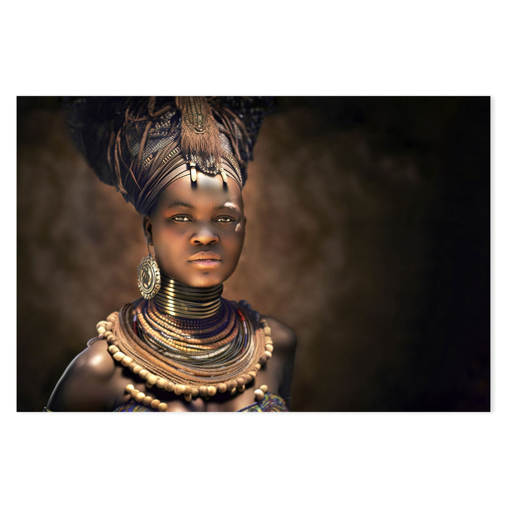 Himba Queen |Wall Art Print Framed Canvas Poster