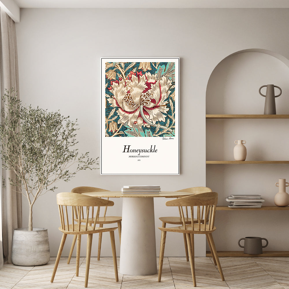 wall-art-print-canvas-poster-framed-Honeysuckle , By William Morris-GIOIA-WALL-ART