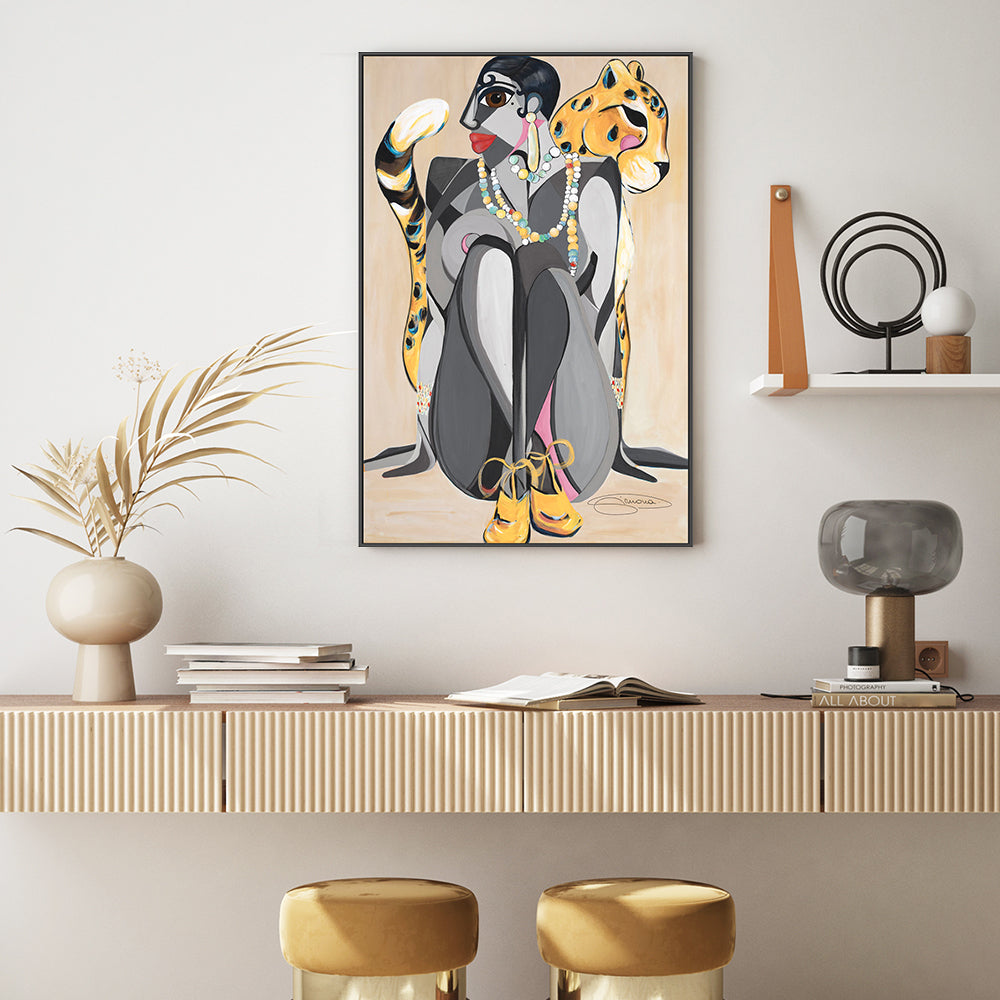 Josephine Baker |Wall Art Print Framed Canvas Poster – Gioia Wall Art