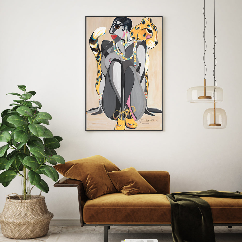 Josephine Baker |Wall Art Print Framed Canvas Poster – Gioia Wall Art