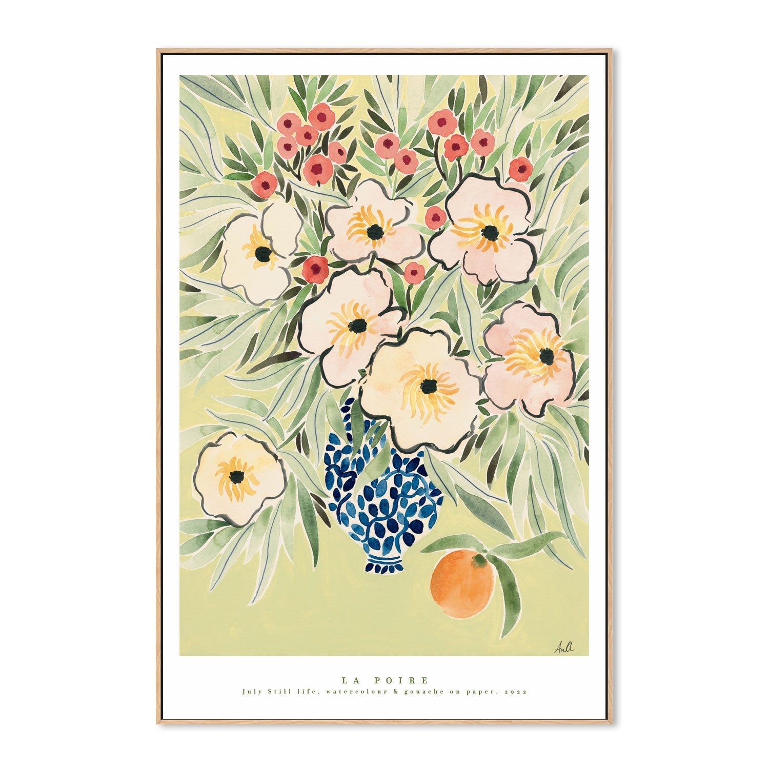 wall-art-print-canvas-poster-framed-July Still life , By La Poire-GIOIA-WALL-ART