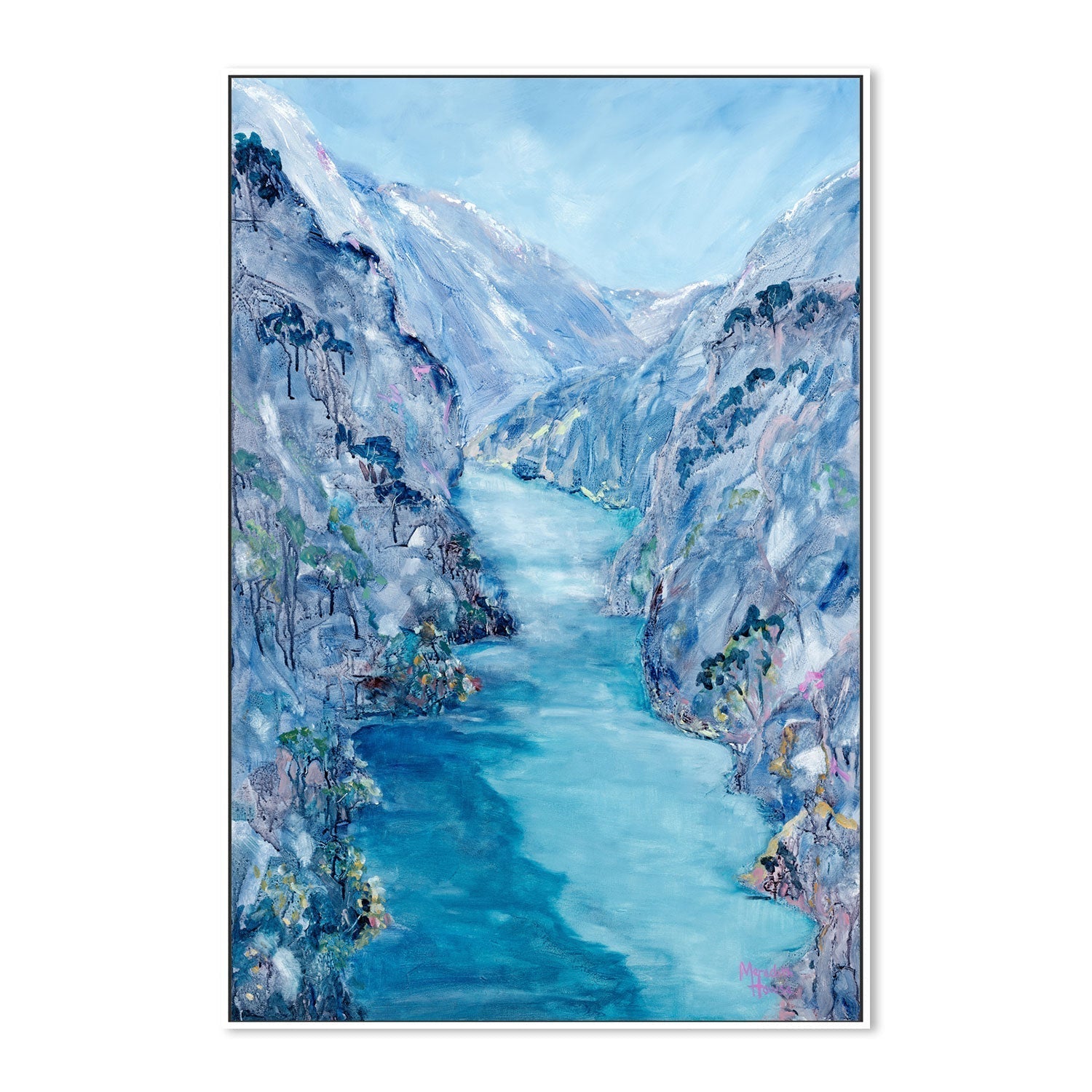 wall-art-print-canvas-poster-framed-Kawarau River-by-Meredith Howse-Gioia Wall Art