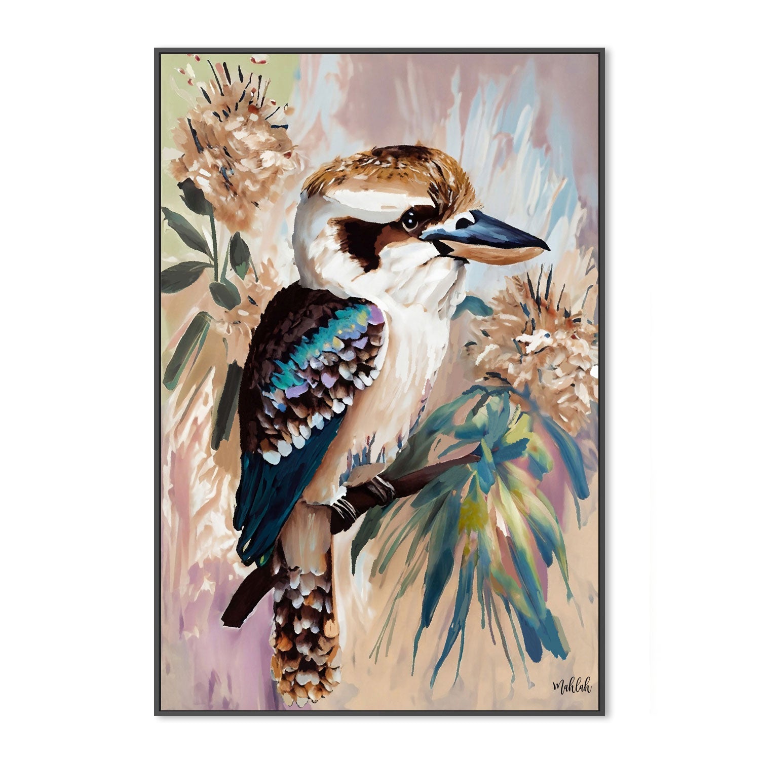 wall-art-print-canvas-poster-framed-Kookaburra Bloom , By Inkheart Designs-3