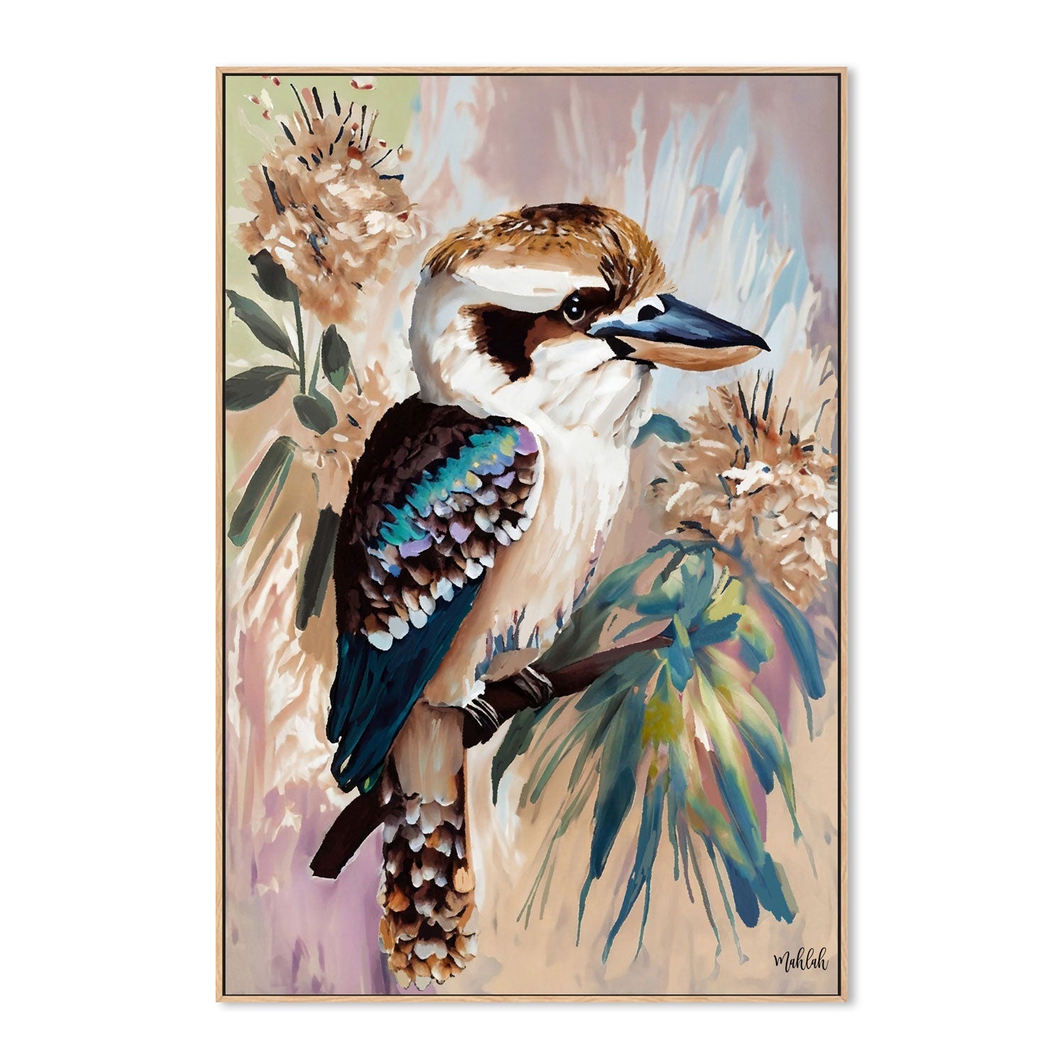 wall-art-print-canvas-poster-framed-Kookaburra Bloom , By Inkheart Designs-4