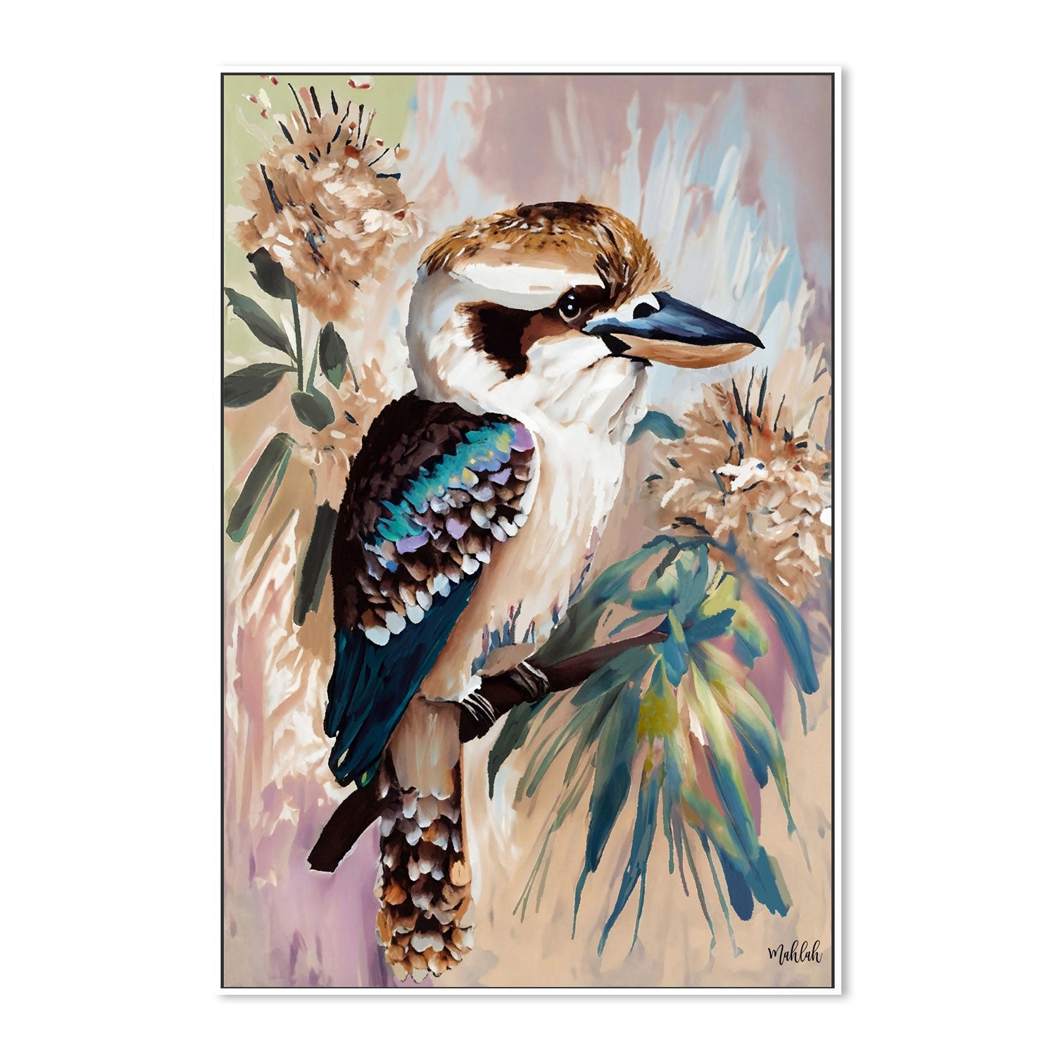 wall-art-print-canvas-poster-framed-Kookaburra Bloom , By Inkheart Designs-5