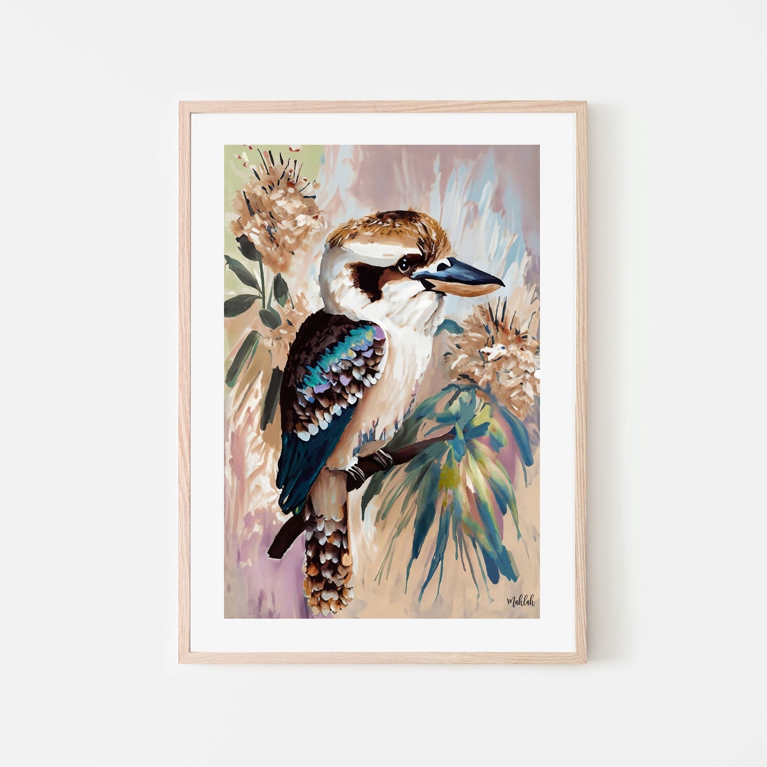 wall-art-print-canvas-poster-framed-Kookaburra Bloom , By Inkheart Designs-6