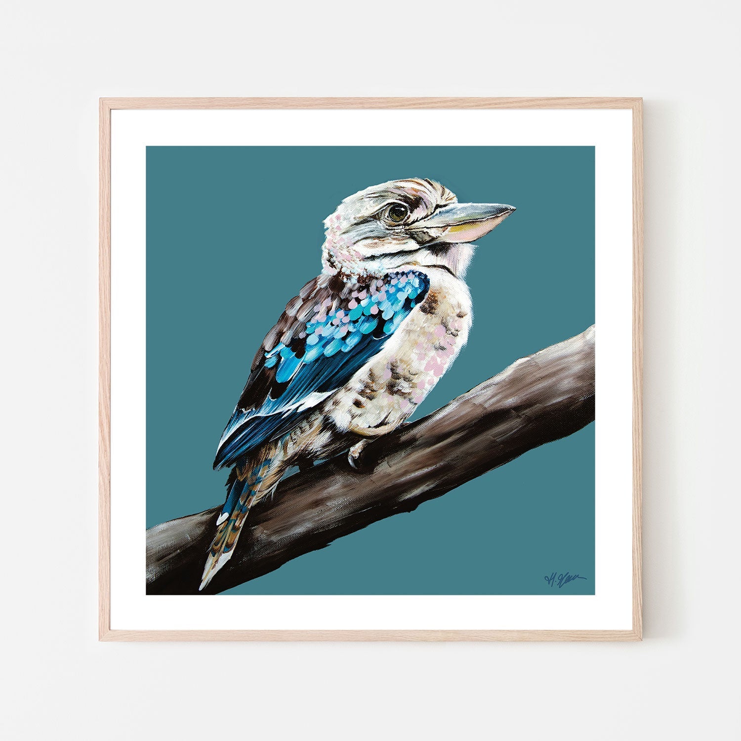 Kookaburra Blue, Style B , By Heylie Morris