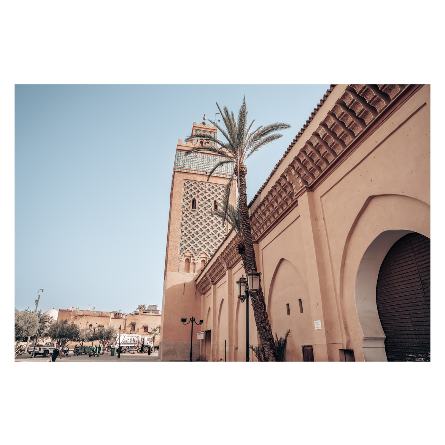 wall-art-print-canvas-poster-framed-Kutubiyya Mosque, Marrakech, Morocco, Style A , By Josh Silver-1