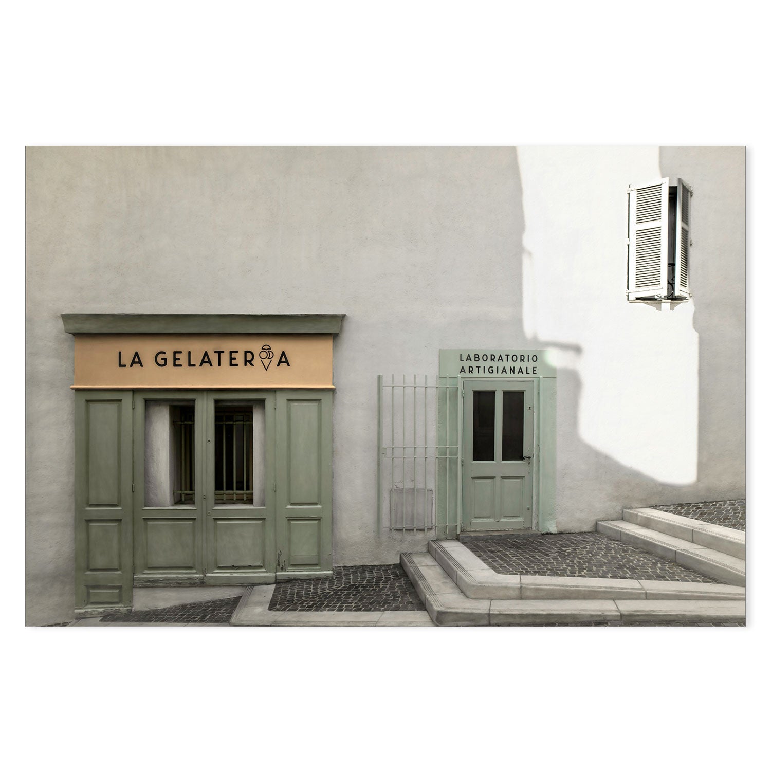 La Gelateria, by Gilbert Claes-Gioia-Prints-Framed-Canvas-Poster-GIOIA-WALL-ART