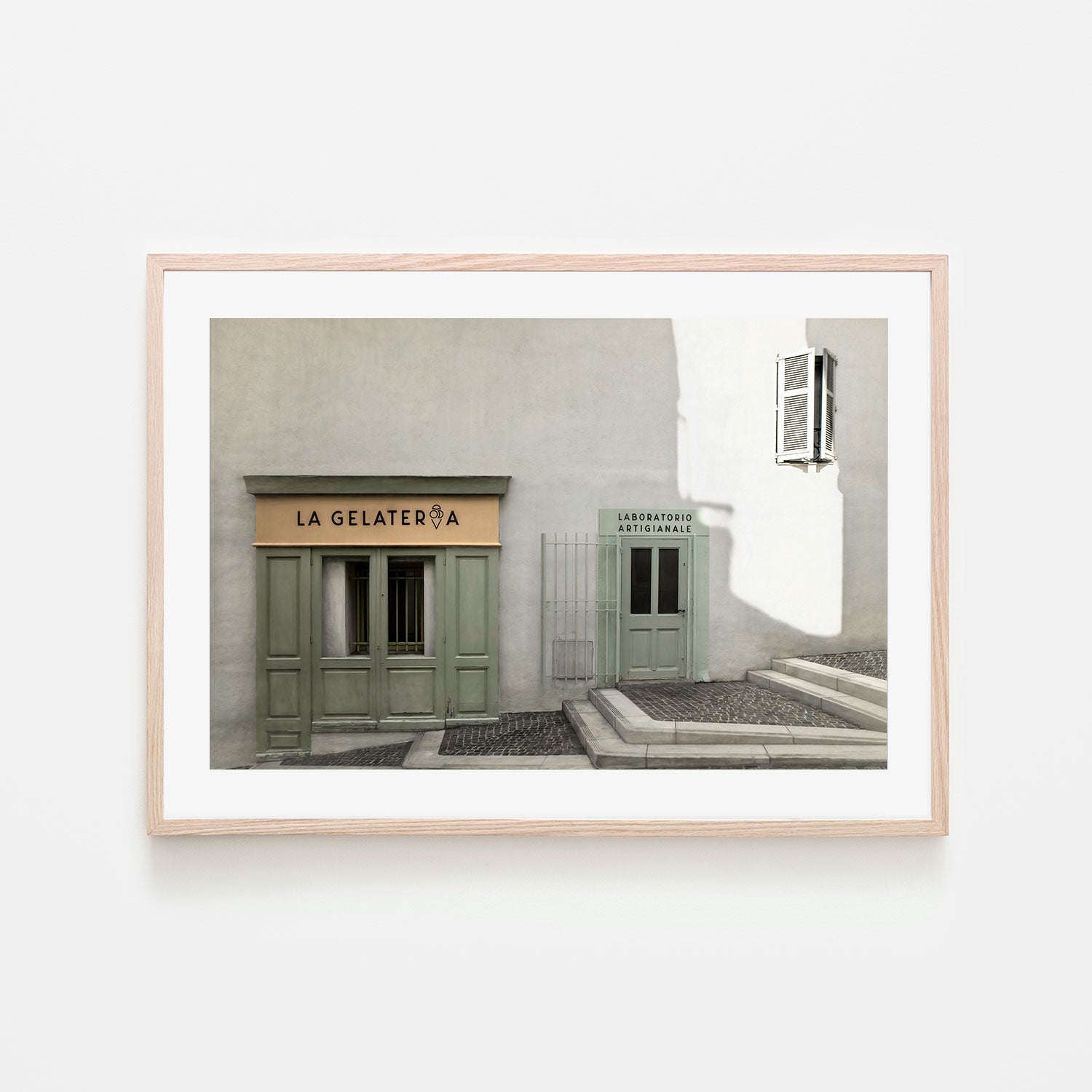 La Gelateria, by Gilbert Claes-Gioia-Prints-Framed-Canvas-Poster-GIOIA-WALL-ART