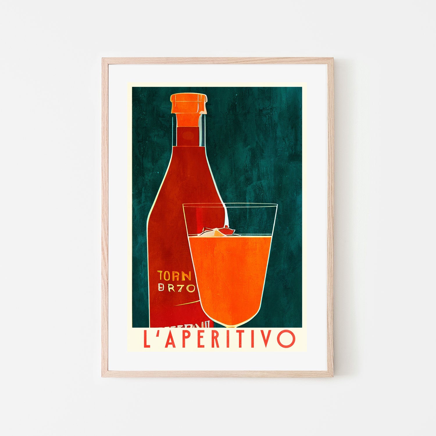 wall-art-print-canvas-poster-framed-L'aperitivo , By Bo Anderson-6