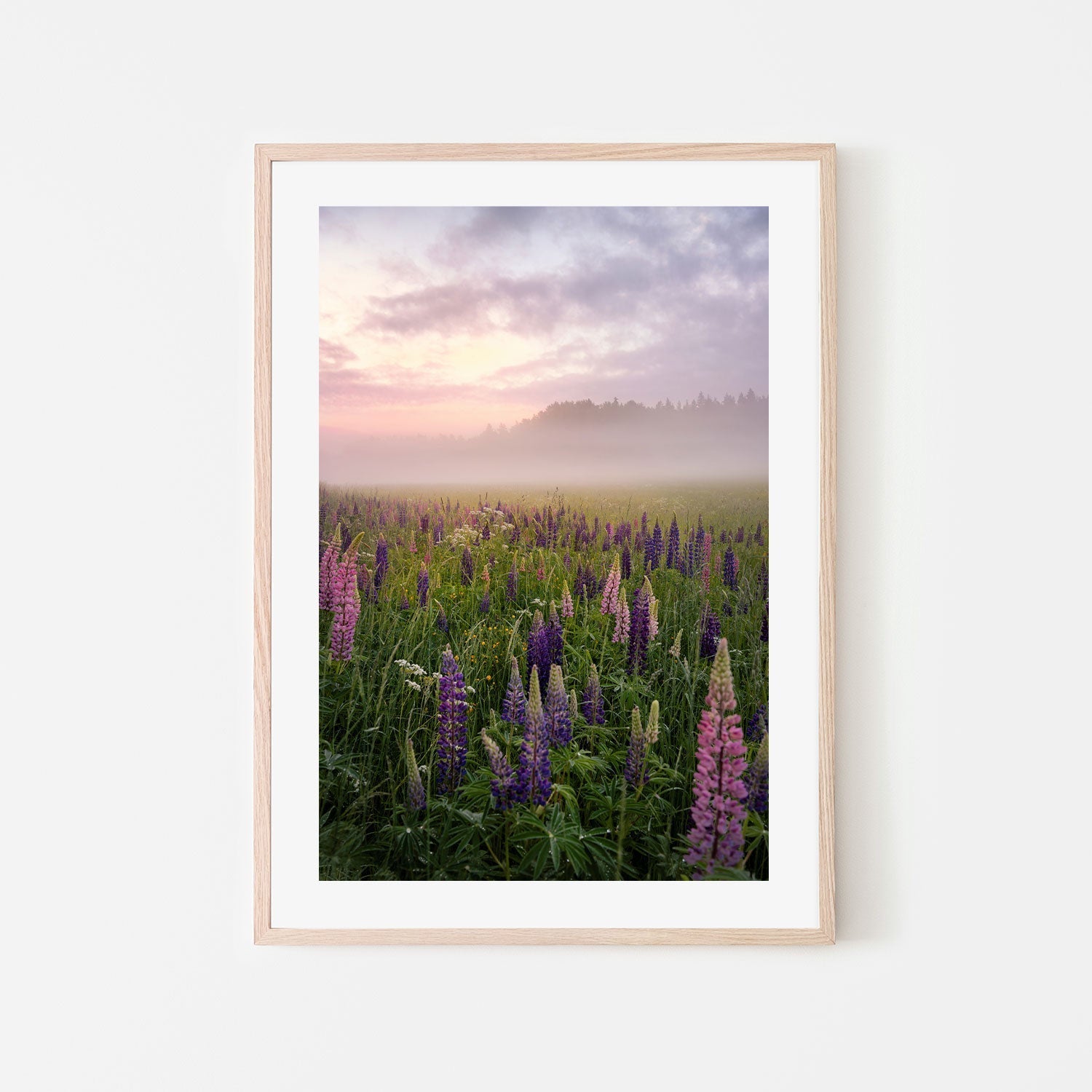 wall-art-print-canvas-poster-framed-Lavender Meadow , By Christian Lindsten-GIOIA-WALL-ART