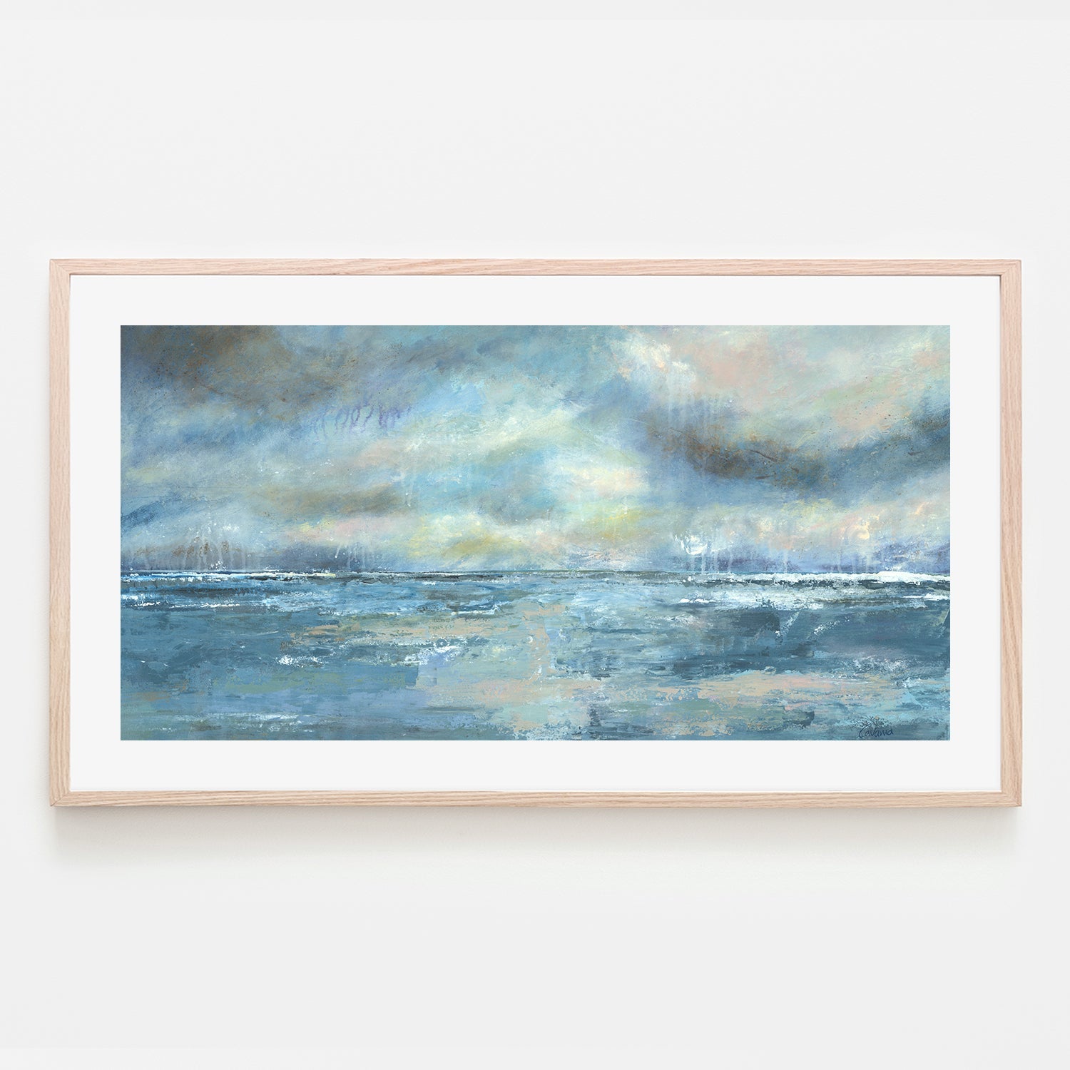 wall-art-print-canvas-poster-framed-Let The Ocean Wash Over You , By Karen Cavania-6