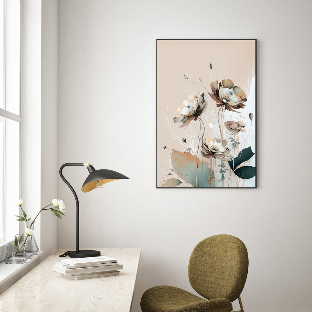 wall-art-print-canvas-poster-framed-Light Florals , By Bella Eve-7