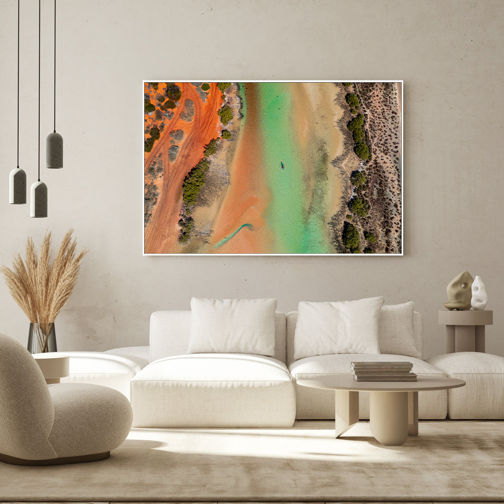 wall-art-print-canvas-poster-framed-Little Lagoon, Shark Bay, Style A , By Maddison Harris-7