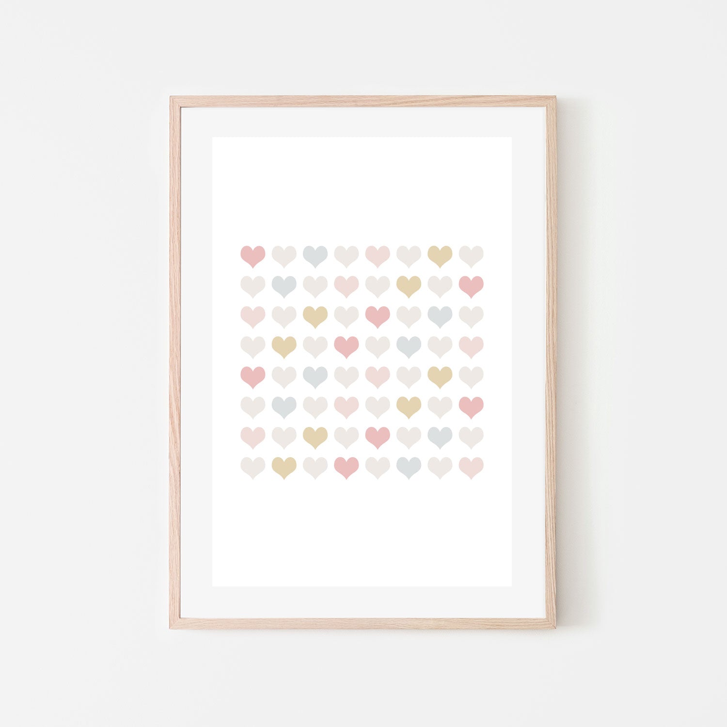 wall-art-print-canvas-poster-framed-Lotsa Hearts , By Leah Straatsma-6