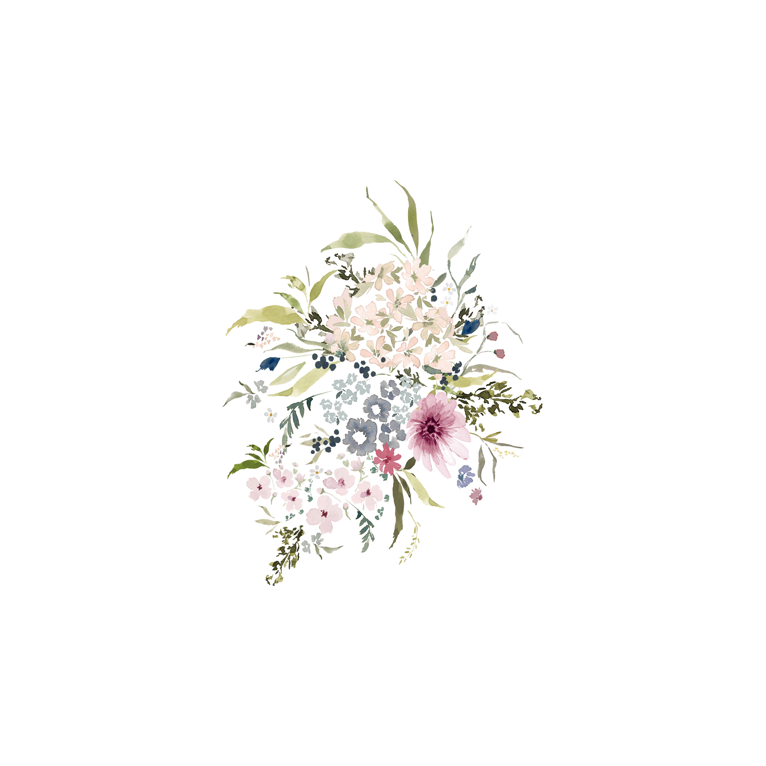 Lovely Wildflowers , By Leah Straatsma |Wall Art Print Framed Canvas ...