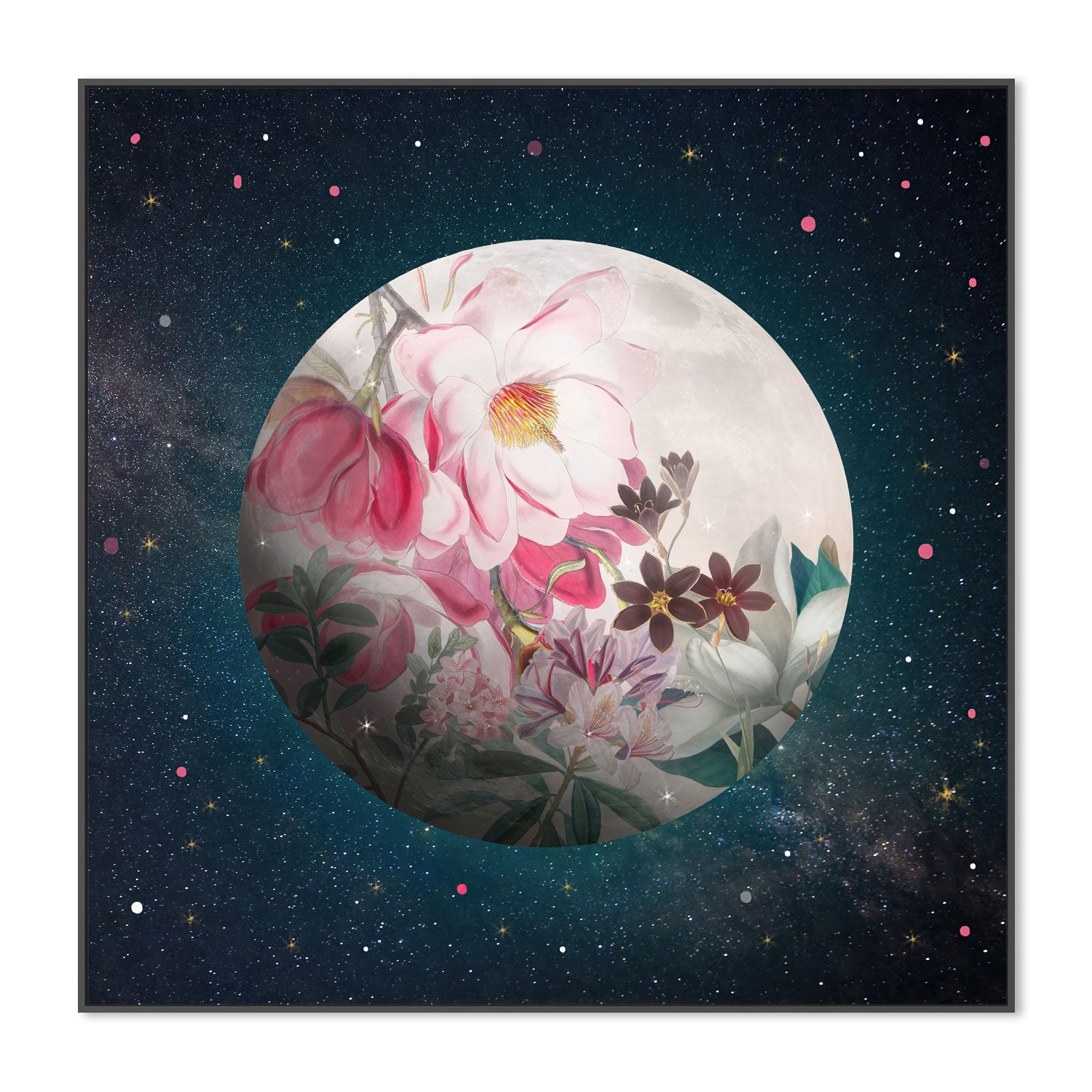 wall-art-print-canvas-poster-framed-Magnolia Moon , By Unratio-3