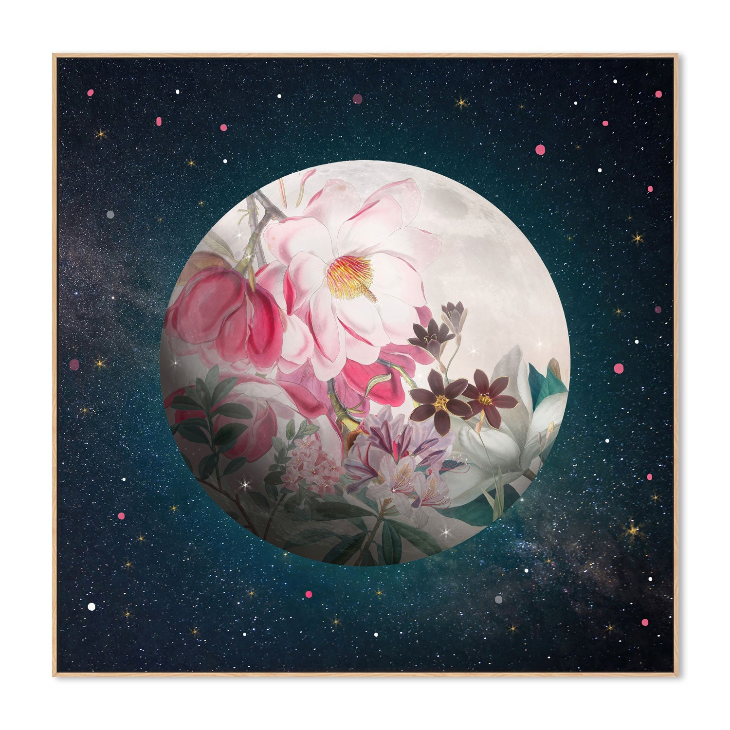 wall-art-print-canvas-poster-framed-Magnolia Moon , By Unratio-4