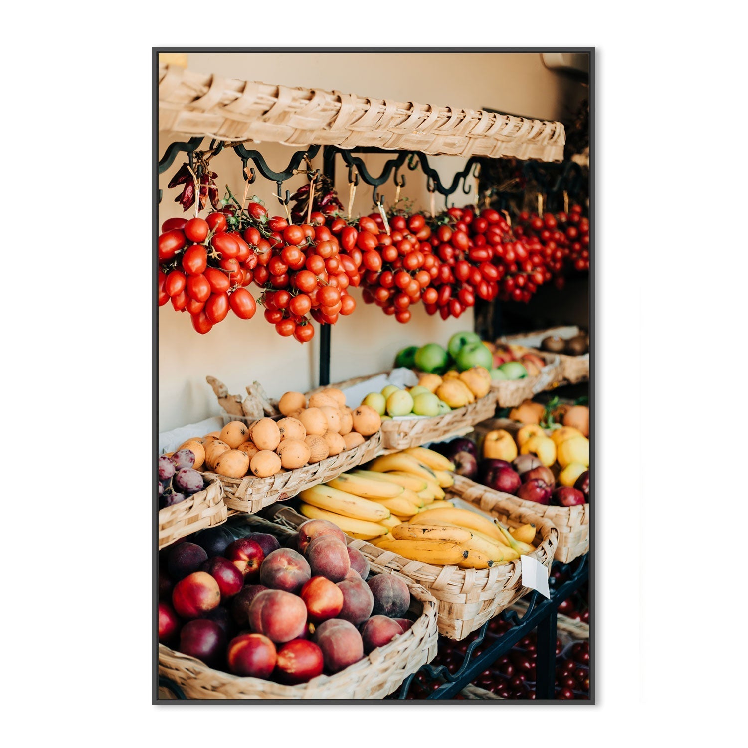 Mercato Italiano-Gioia-Prints-Framed-Canvas-Poster-GIOIA-WALL-ART