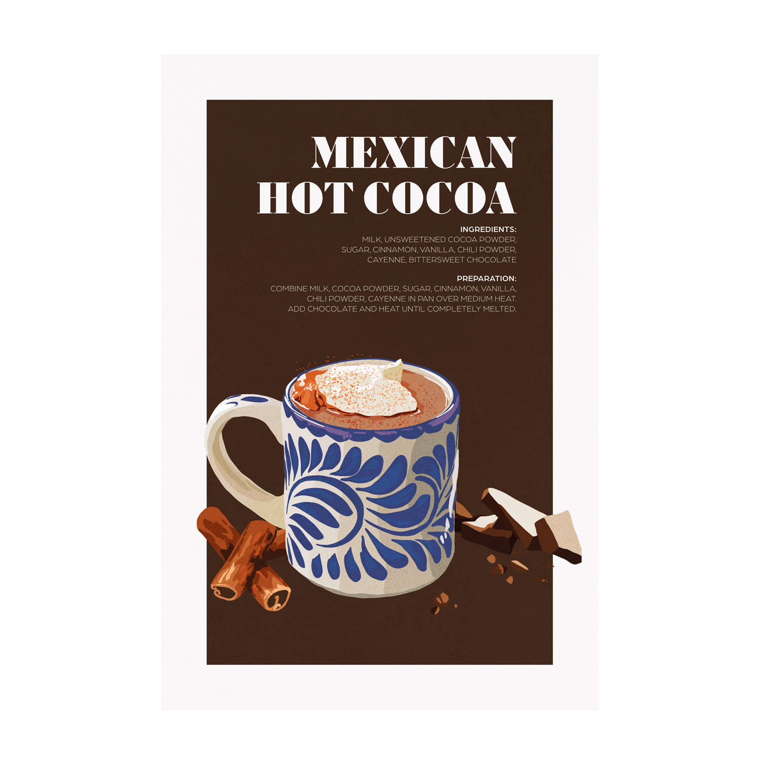 wall-art-print-canvas-poster-framed-Mex Hot Choc , By Rosalyn Gray-GIOIA-WALL-ART