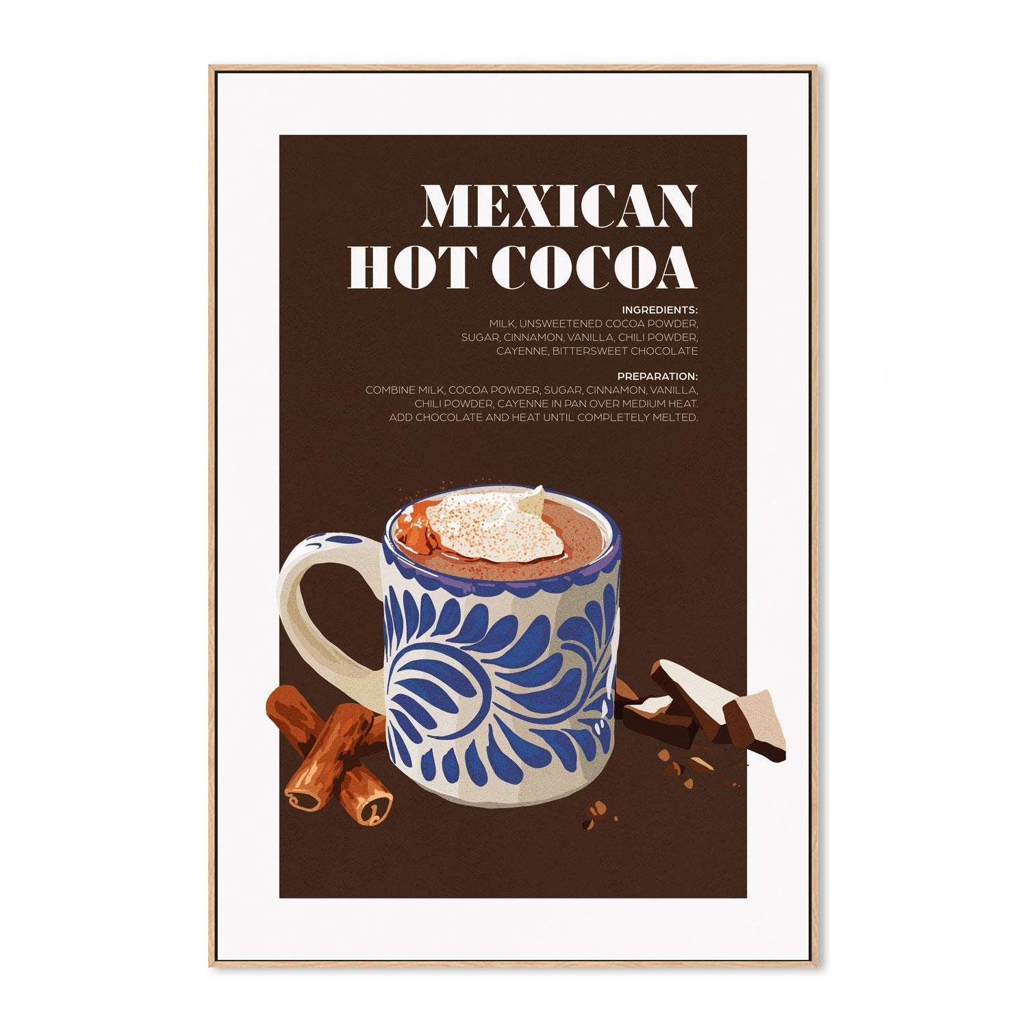 wall-art-print-canvas-poster-framed-Mex Hot Choc , By Rosalyn Gray-GIOIA-WALL-ART