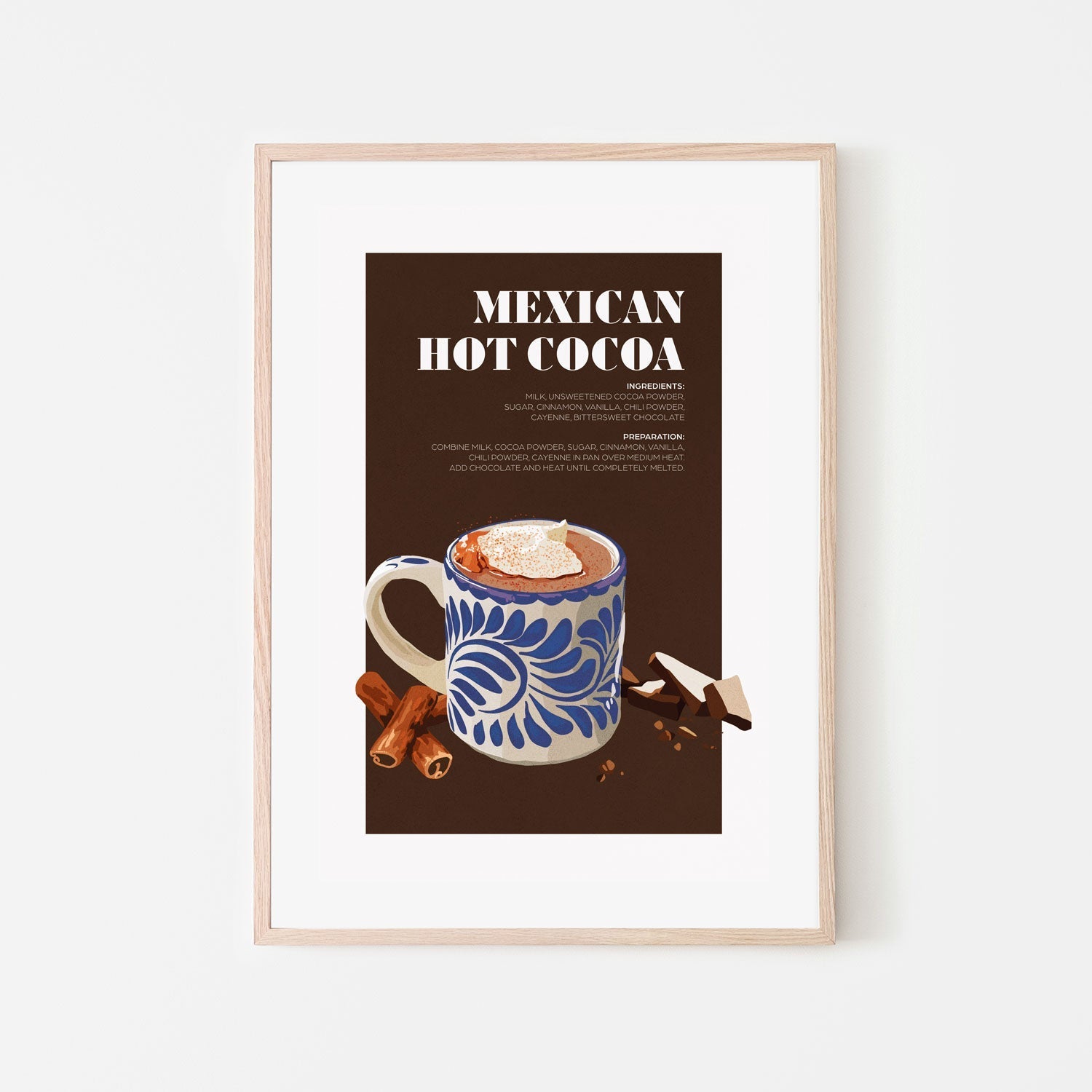 wall-art-print-canvas-poster-framed-Mex Hot Choc , By Rosalyn Gray-GIOIA-WALL-ART