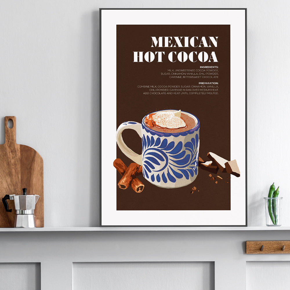 wall-art-print-canvas-poster-framed-Mex Hot Choc , By Rosalyn Gray-GIOIA-WALL-ART